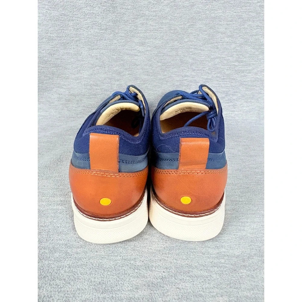 Samuel Hubbard Rafael Lace Up Shoes Mens 9.5 W Blue Navy Nubuck Leather Lace Up